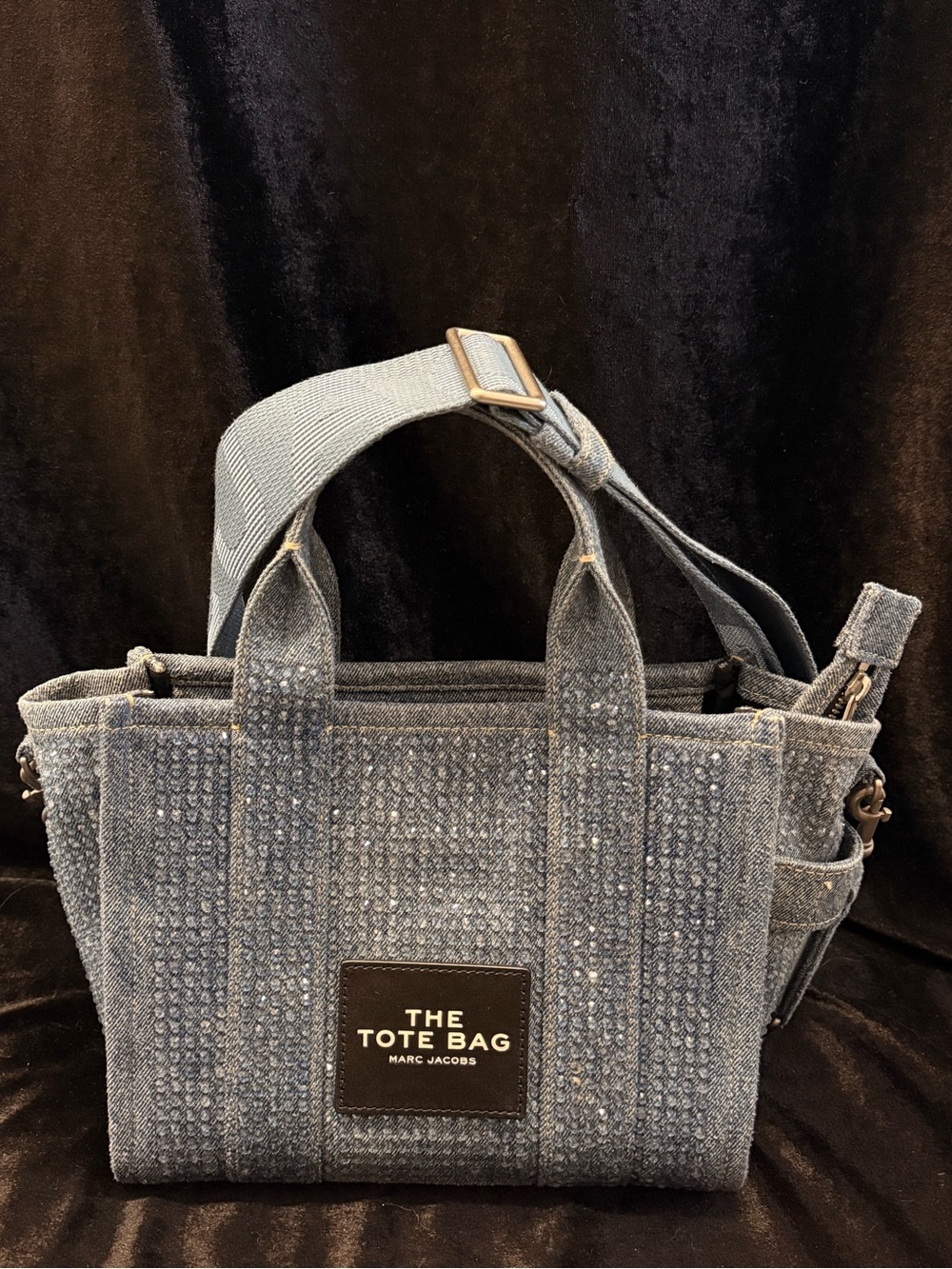 Marc Jacobs Small Denim Tote Bag in Blue